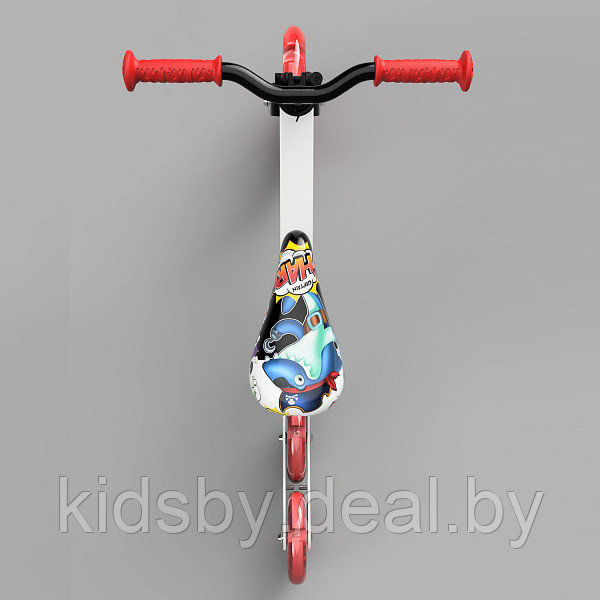 Детский беговел Small Rider Turbo Bike (красный) светящиеся колеса трансформер - фото 4 - id-p151160503
