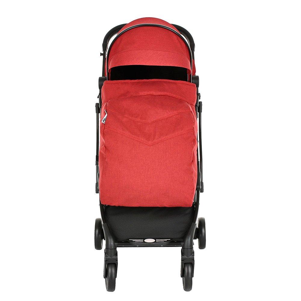 PITUSO коляска детская прогулочная VOYAGE Black/Red - Черный/Красный W890 - фото 7 - id-p151160778