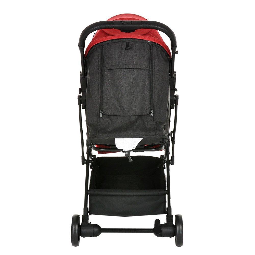 PITUSO коляска детская прогулочная VOYAGE Black/Red - Черный/Красный W890 - фото 9 - id-p151160778