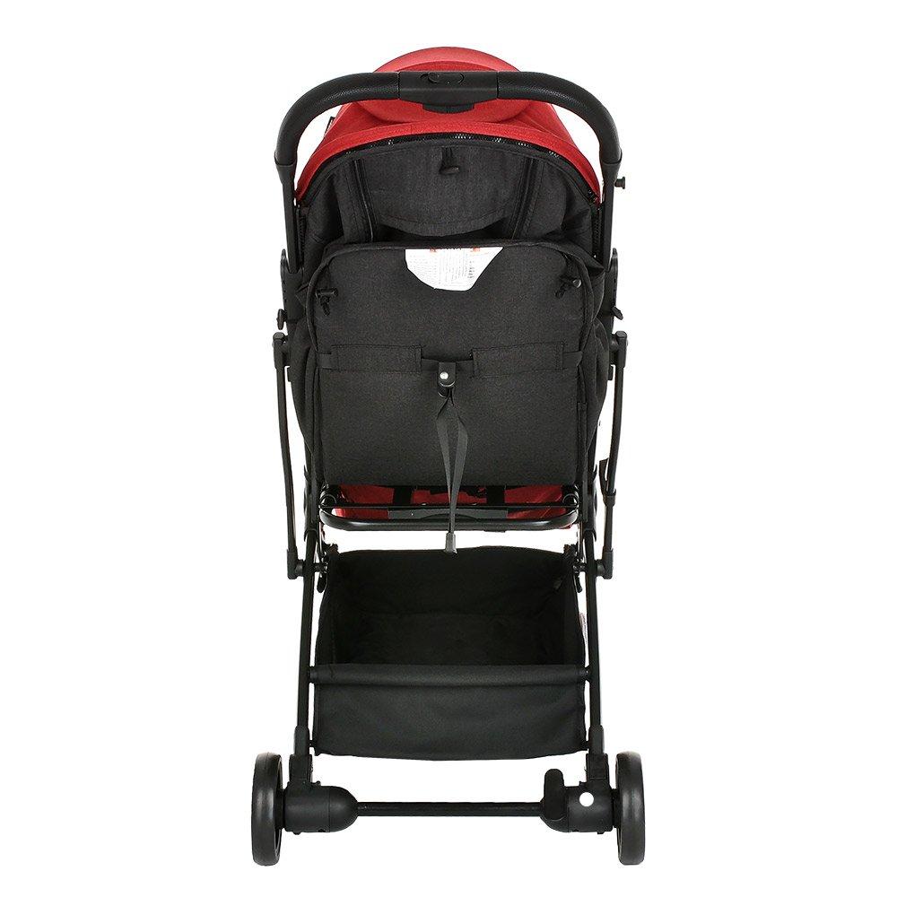 PITUSO коляска детская прогулочная VOYAGE Black/Red - Черный/Красный W890 - фото 10 - id-p151160778
