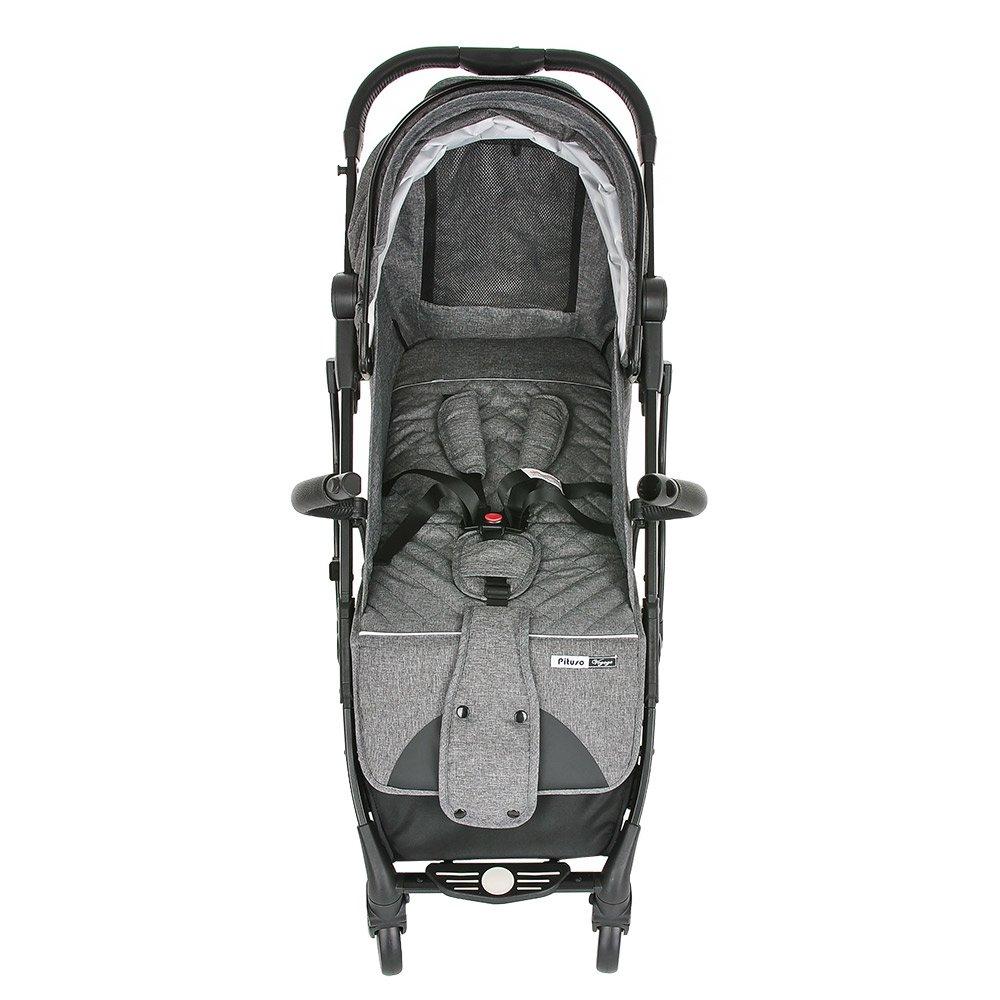 PITUSO коляска детская прогулочная VOYAGE Dark Grey/Темно-серый W890 - фото 10 - id-p151160779