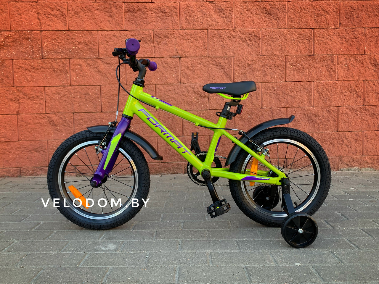 Велосипед детский Format kids 16 зеленый