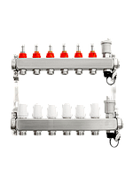 Коллектор для теплого пола ONDO OKGSET 06 A для 6 контуров
