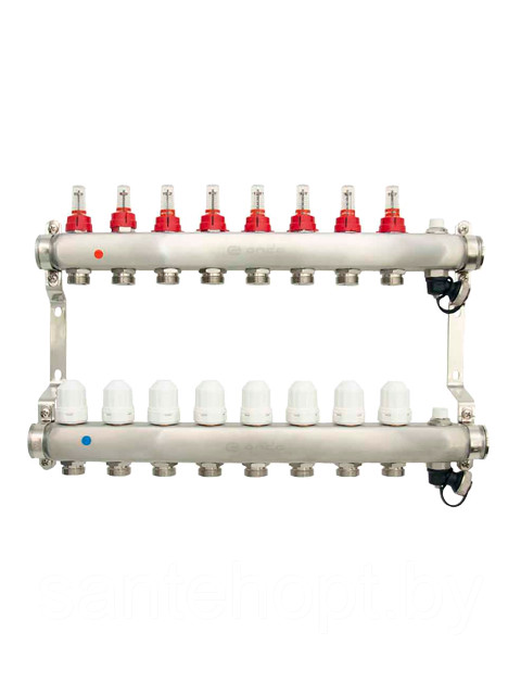 Коллектор для теплого пола ONDO OKGSET 08 A  для 8 контуров