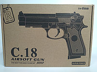 Пистолет игрушечный пневматический металлический Airsoft Gun С.18