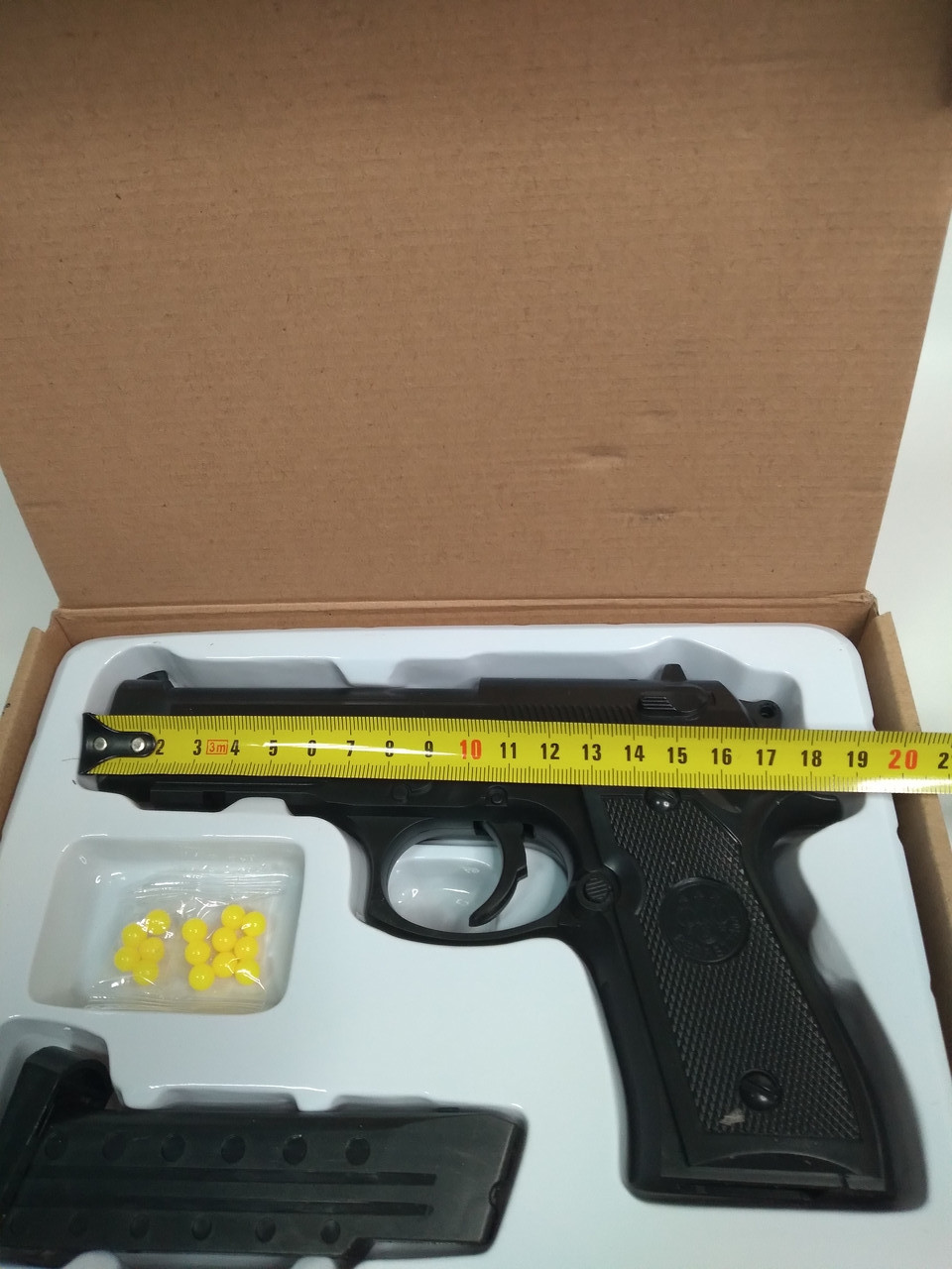 Пистолет игрушечный пневматический металлический Airsoft Gun С.18 - фото 2 - id-p151208490