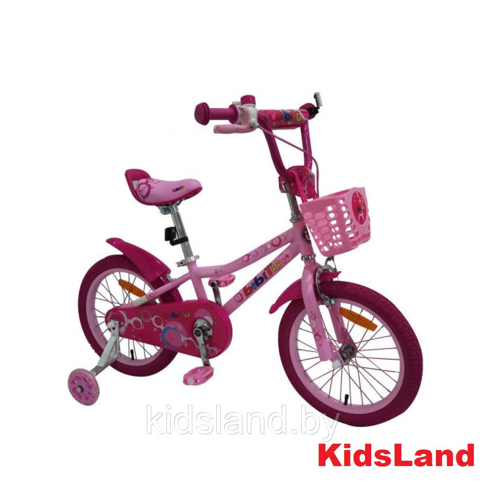Детский велосипед Bibitu Aero 16" розовый - фото 1 - id-p151137601