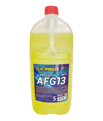 Антифриз Eurofreeze 53347 Antifreeze жёлтый AFG 13 -35C 4,8кг 4,2л, фото 2