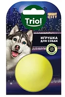 Игрушка для собак из винила "Мяч-неон" NIGHT CITY Triol 50 мм (12101172)