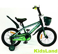 Детский велосипед Bibitu Turbo 16" (зелёный)