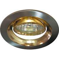 Светильник встраиваемый Feron DL2009 MR16 G5.3 титан-золото