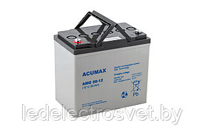 Батарея аккумуляторная Acumax AMG50-12, 12V/50Ah, 211x229x138 HxLxW, 16.6kg, 10-12лет