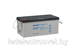 Батарея аккумуляторная Acumax AMG200-12, 12V/200Ah, 224x522x240 HxLxW, 63kg, 10-12лет