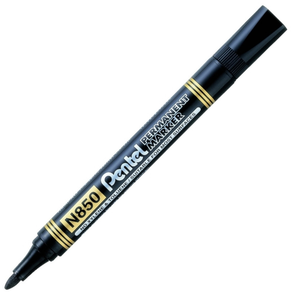 PENTEL. Маркер перманентный N850, цвет - черный