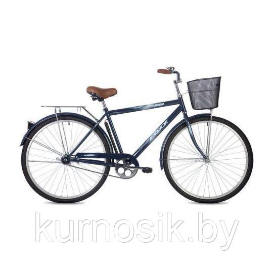 Велосипед дорожный Foxx Fusion 28" синий 2021 - фото 1 - id-p151245058