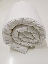 Одеяло стеганое двуспальное (2.0) 175x205 (дизайн-клетка)  "Хлопок" "Лебяжий пух"