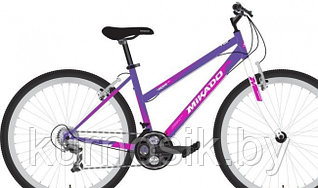 Горный велосипед Mikado Vida 1.0 26" фиолетовый 2021 г.