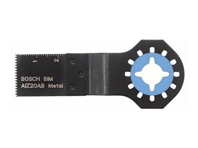Полотно пильное погружное BOSCH BIM AIZ 20 AB Metal (для нового поколения GOP/PMF c системой Starlock), фото 2