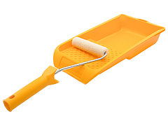 Набор малярного инструмента валик "POLYESTER" филт 100мм, ванночка COLOR EXPERT (нанесение всех видов лака,