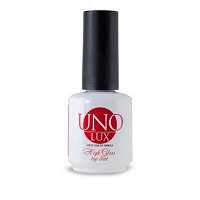 ТОП ДЛЯ ГЕЛЬ-ЛАКА UNO LUX HIGHT GLOSS TOP COAT (БЕЗ ЛИПКОГО СЛОЯ), 15 МЛ