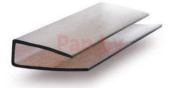 Торцевой профиль для поликарбоната Юг-Ойл-Пласт UP-8 мм бронза - фото 1 - id-p151301581