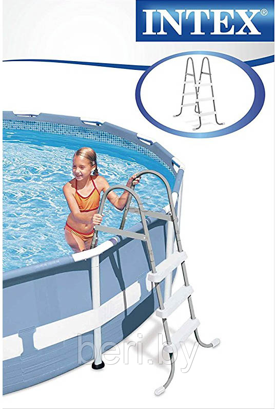28064 INTEX Лестница для бассейнов высотой до 91 см, интекс - фото 4 - id-p151303534