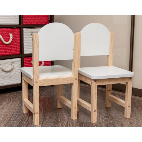 Детский столик и два стульчика арт. SLN-705050+2SDLN-27. Столешница 700х500 мм. - фото 4 - id-p151300204
