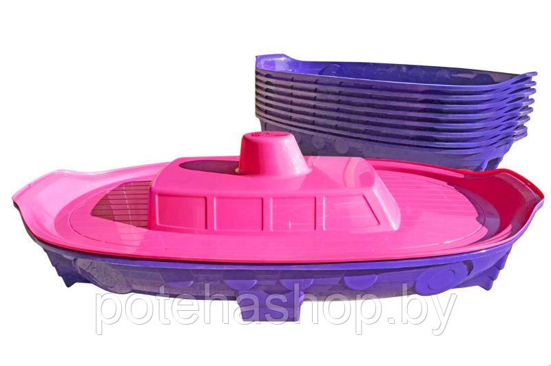 Песочница-бассейн Doloni Корабль 03355/1 (фиолетовый/розовый) - фото 2 - id-p124599548
