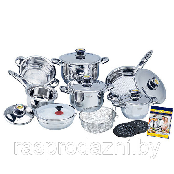 Набор посуды Hoffburg HB-1930 19 предметов - фото 1 - id-p151315865