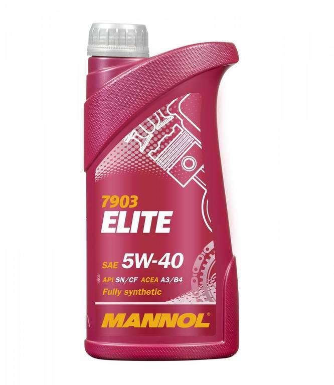 Масло моторное MANNOL Elite 5W-40 API SN/CF синтетика 1л, ESTER 95900