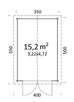 Гараж для садовой техники 3,5х5м², фото 2