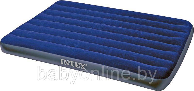 Надувной матрас кровать Интекс INTEX 64758 размер 191*137*25 см - фото 1 - id-p151316460