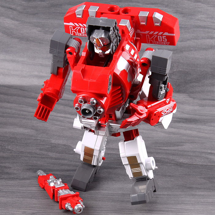Робот-бластер с мягкими пулями Красный - фото 5 - id-p151319515