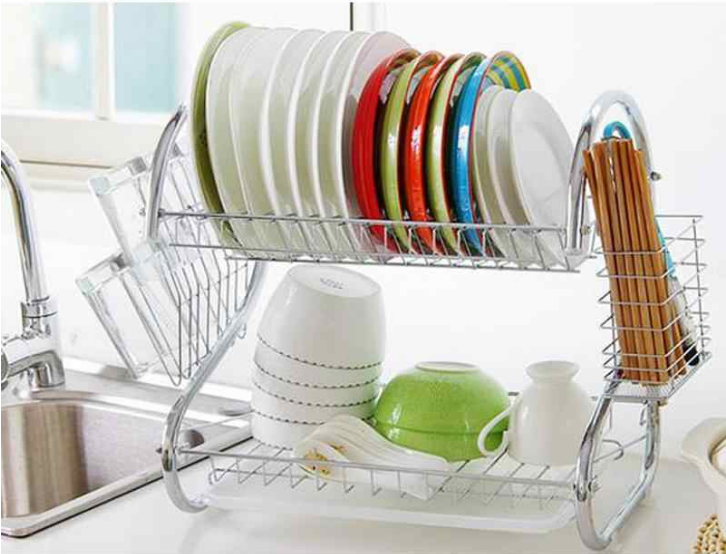 Сушилка для посуды 2-х уровневая