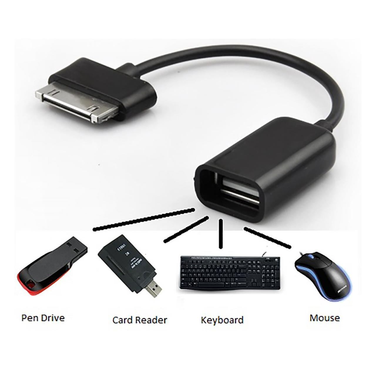 USB OTG кабель - GALAXY Tab Samsung 0.1м - для планшетов Samsung - фото 2 - id-p151324189