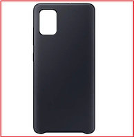 Чехол-накладка для Samsung Galaxy A51 (копия) SM-A515 Silicone Cover черный