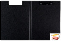 Папка-планшет с зажимом Berlingo Steel&Style A4, пластик (полифом), черная, арт.PPf_93001