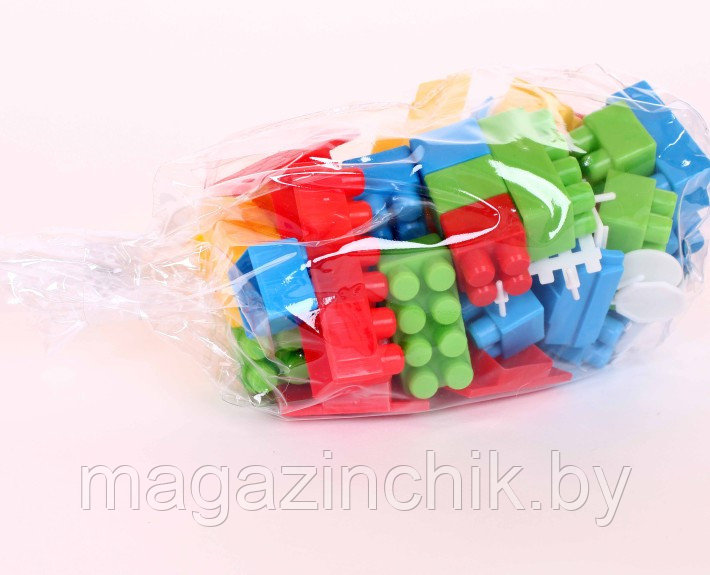 Конструктор для детей кубики 100 элементов производство Польша - фото 3 - id-p13178151