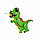 Игрушка Водный пистолет  водяной детский с надувным динозавром, фото 3