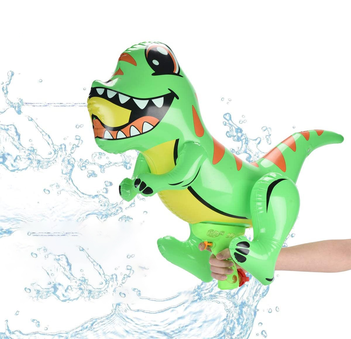Игрушка Водный пистолет водяной детский с надувным динозавром - фото 2 - id-p151341008