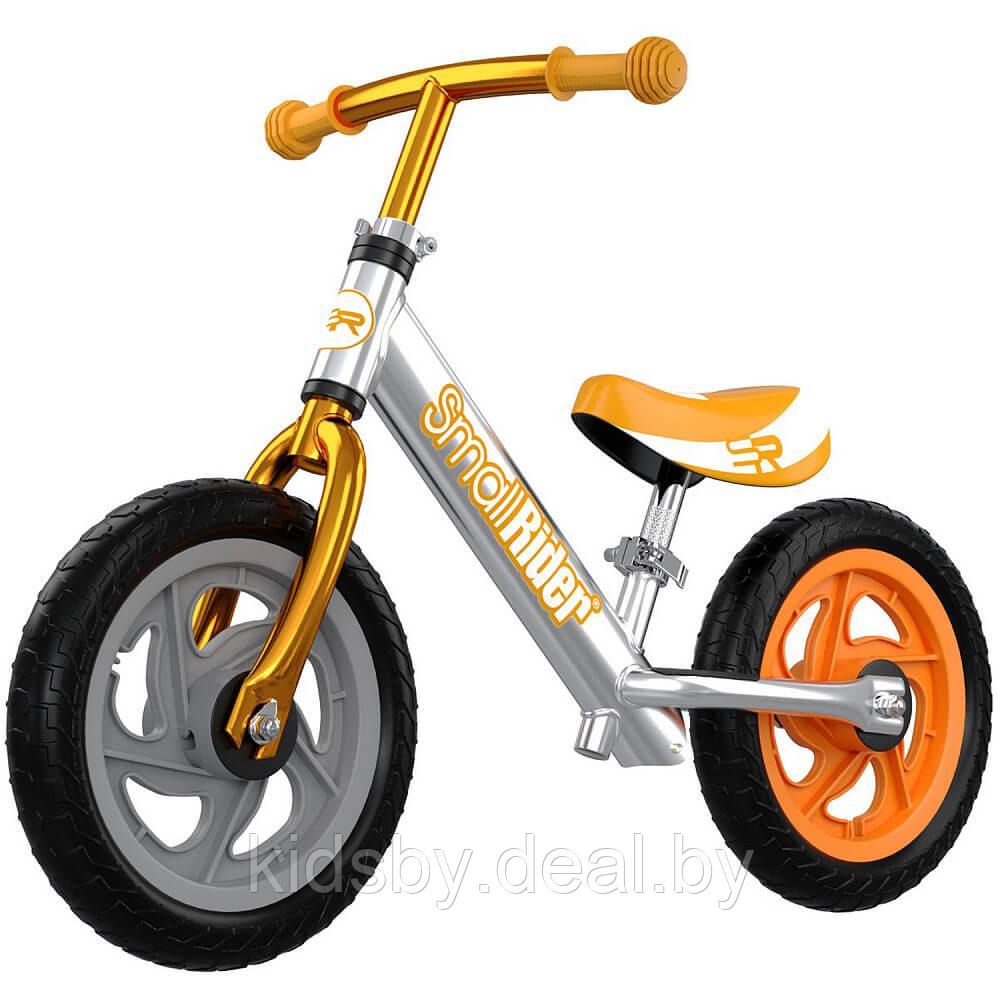 Детский беговел Small Rider Foot Racer EVA 3 (серебристый/бронзовый)