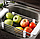 Раздвижной металлический дуршлаг-сушилка Extendable Dish Drying  Зеленый, фото 9