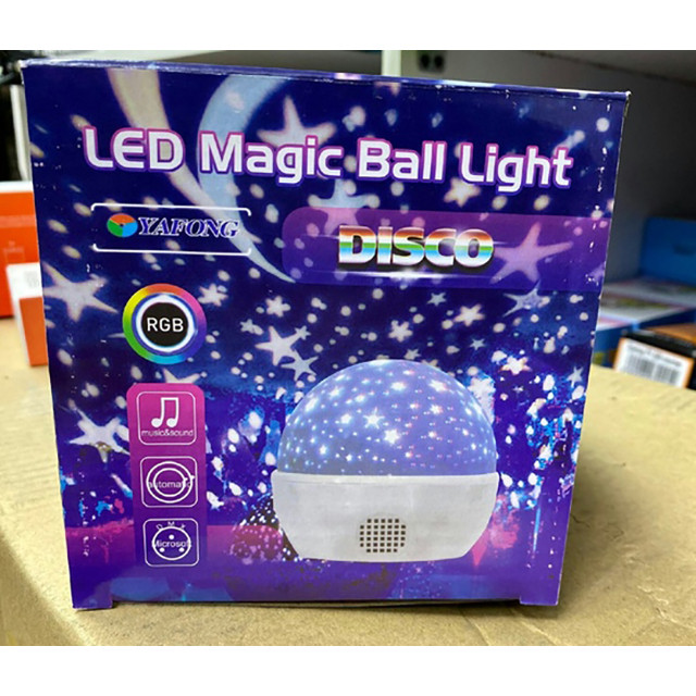 Ночник-проектор Звездная ночь LED Magic Ball Light - фото 1 - id-p151367873