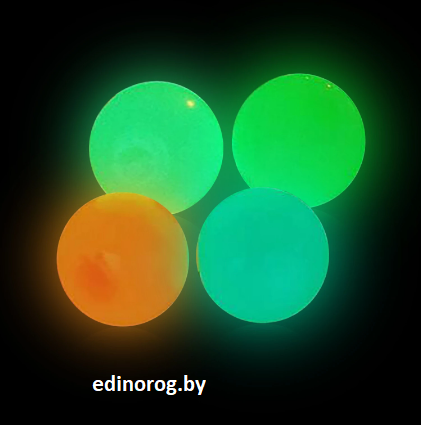 Globbles антистресс пузырики светятся в темноте 4 шт.
