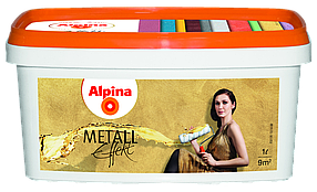 Краска с металлическим эффектом Alpina Metall Effekt Золото 1 л.