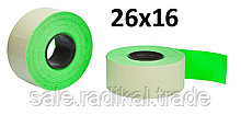Этикет-Лента 26x16(1000шт),цвет - зеленый - green