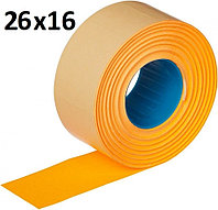 Этикет-Лента 26x16(1000шт),цвет - оранжевый - orange