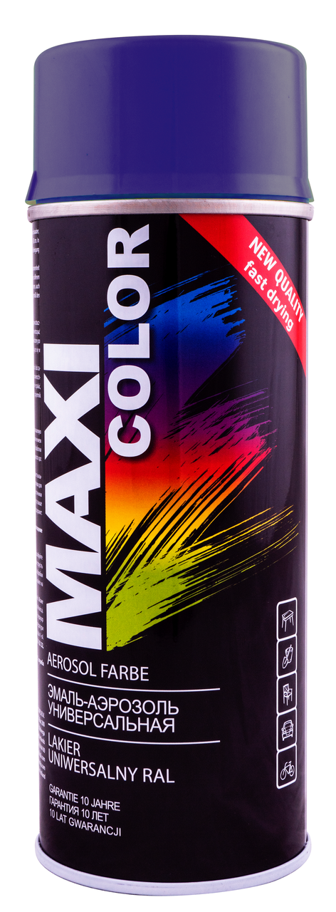 Эмаль-аэрозоль ночная синяя 400мл  (380гр). MAXI COLOR