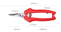 Ножницы для обрезки копыт, с зубьями 16 см прямые, фото 5