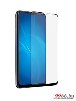 Закаленное стекло DF для Realme C20 / C21 Full Screen Full Glue Black Frame rmColor-15